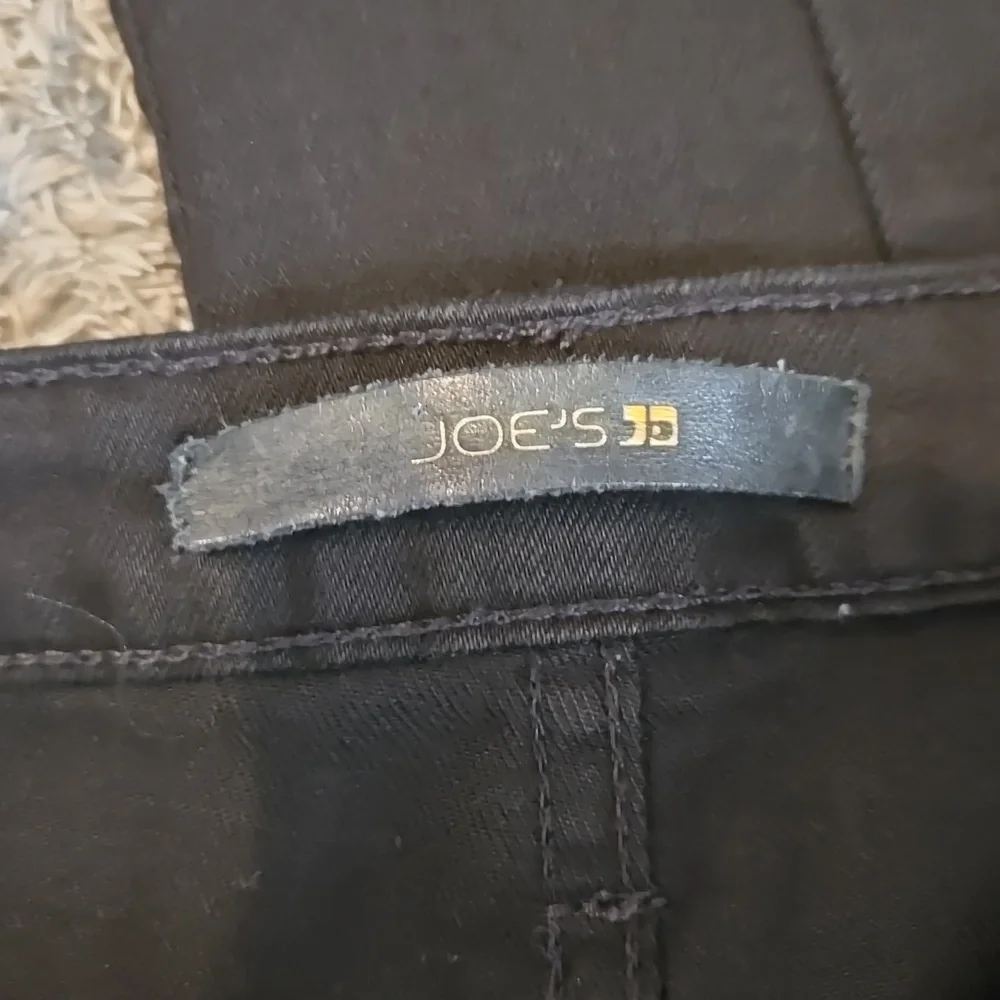 Joe's Jeans Black & Brown Panel Skinny Ankle Jeans